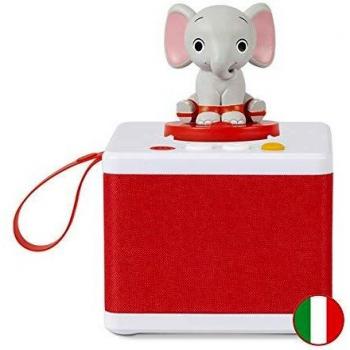FABA Starter Set Bianco - Cassa Audio Educativa con Ele l'Elefante para Niños a Partir de 3 Años
