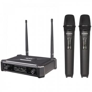 KAM KWM11PRO Dual Channel UHF Wireless Handheld Microphone System