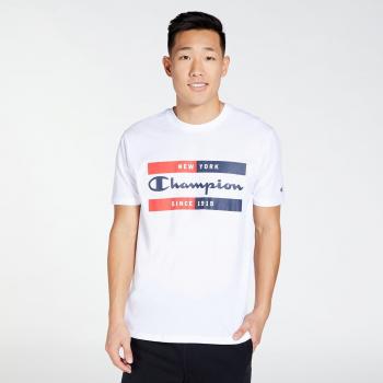 Camiseta Champion Crewneck Blanco Hombre