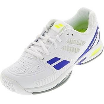 Babolat Junior Propulse equipo todos zapatos de tacón, color blanco, J13