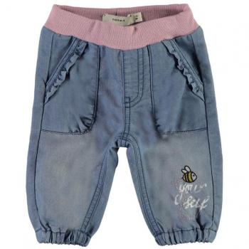 NAME IT - Vaqueros - para bebé niña Medio De Mezclilla Azul 74 cm