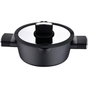Cacerola Bergner Ion Ø 20 Cm Negro Aluminio