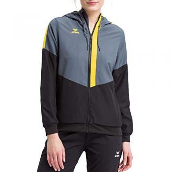 Erima Women's Hooded Tracktop Jacket Squad - Gray