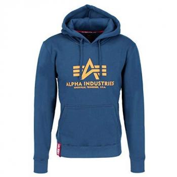 Alpha Industries Basic Hoodie New Navy/Wheat Men's M