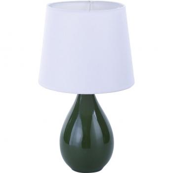 Lámpara de mesa Versa Roxanne Verde Cerámica (20 x 35 x 20 cm)