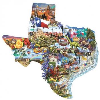 Lori Schory Welcome to Texas! 1000-Piece Contour Puzzle