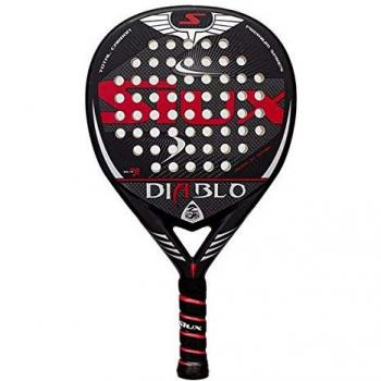 Pala de Pádel Siux Diablo Grand en Negro y Rojo
