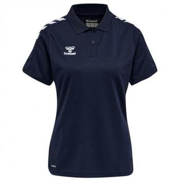 Hummel Polo de Manga Corta Core Xk Functional para Mujer, características: tejido funcional, diseño cómodo, adecuado para actividades deportivas y uso diario