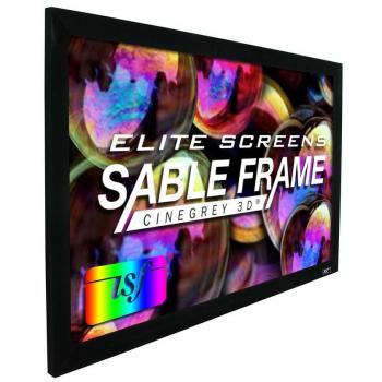 Fixed frame projection screen cinegrey 3d 169 110inch black white