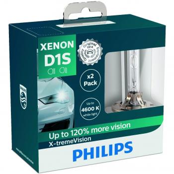 Philips 85415XVS2 - Bombilla Xenón X-tremeVision D1S para Faros Delanteros, 2 Unidades