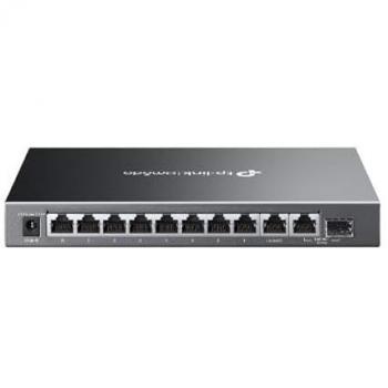 Switch de Red TP-Link Omada ES210GMP Gestionado 10 Puertos Gigabit (8 PoE+) Negro