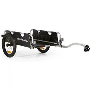 Burley Design - Remolque Abierto para Bicicleta, Color Negro