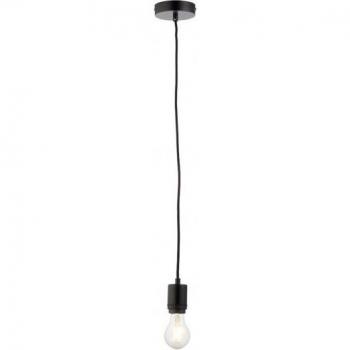 Lámpara colgante de techo Endon Studio con 1 luz, negro mate, tipo E27