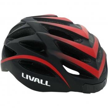 Livall BH62 Neo Casco de Ciclismo Carretera Ajustable 57-61cm Negro/Rojo