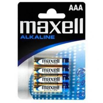 Pilas Maxell AAA LR03 Alcalinas Blister 4 unidades