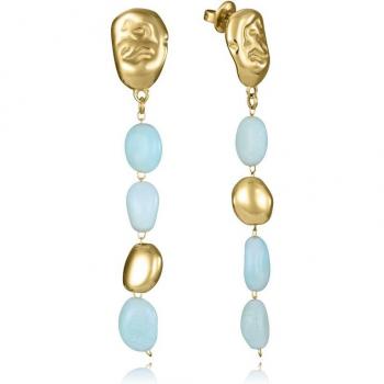 Pendientes Mujer Viceroy 14163E01016 Plata de ley 925 con piedras amazonitas naturales
