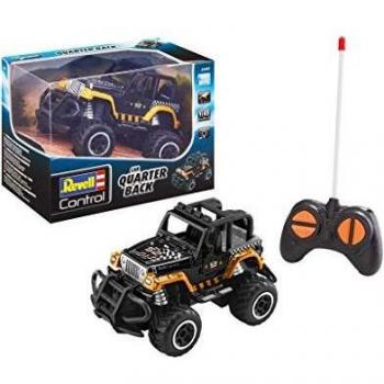Revell-RC SUV QUARTER BACK Coche remoto, color negro Control 23492 , color/modelo surtido
