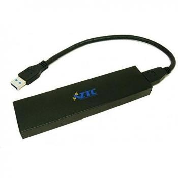 ZTC Trueno recinto NGFF M.2 SSD USB 3.0 - Carcasa de Aluminio, Tablero de tamaño 5 - Alta Velocidad 6GB/s