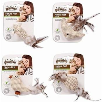 PAWISE Juguete de Tela Nature First, 11 x 9 cm