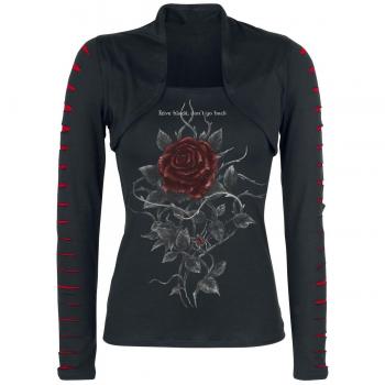 Alchemy England Roses Nest Manga Larga Mujer Negro