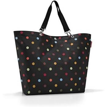 reisenthel shopper XL - Bolsa estable para irte de picnics e irte de compras, con cremallera, hecho con tela de poliéster, diseño repelente al agua, en puntos