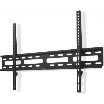 Soporte mural para TV Hama 00220815, rígido, 94-229 cm (37-90), hasta 60 kg, con nivel de burbuja integrado, color negro