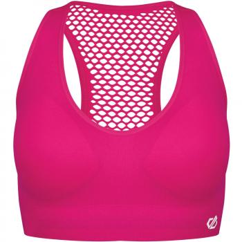 Dare 2b Commence Quick Drying Racer Back Active Gym Sujetador, Mujer, Cyber Pink, Large