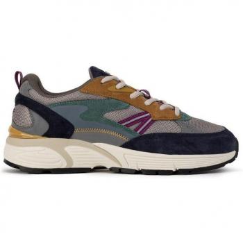 Hoff Multicolor Men's Leather and Suede Running Sneakers