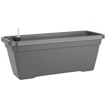 Jardinera Rectangular Artevasi con Auto Riego 77,9 x 24 x 22 cm Antracita