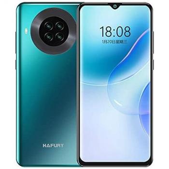 HAFURY K30 Teléfono Móvil, 6,5 Pulgadas 3GB RAM+128GB ROM Batteria de 4200mAh Cámara cuádruple Smartphone Android 10.0 Dual SIM Suporte de Face ID NFC, Verde