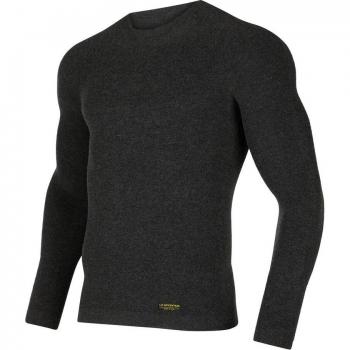 Camiseta de esquí Unisex La Sportiva Wool30 Fuse Longsleeve gris oscuro - S