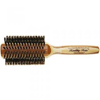 Cepillo Redondo Olivia Garden Bamboo Touch Blowout Boar 40 mm - 1 Unidad