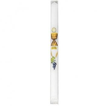Cereria de Giorgio liturgico Vela Comunión, Cera, Blanco, 30 x 1.9 x 30 cm