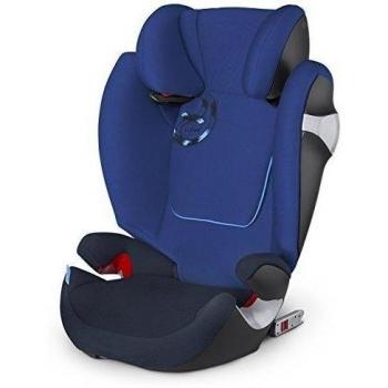 Cybex Solution M-Fix - Silla de coche, grupo 2/3, 15-36 kg, 3-12 años, color azul