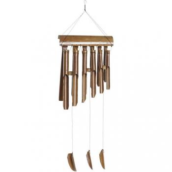 Adorno de Pared Colgante de Bambú Natural para Decoración del Hogar