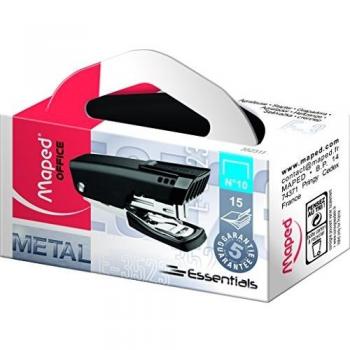 Maped Office 352311 Essentials Metal E3523 grapadora Mini N ° 10