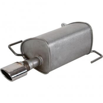 Silenciador trasero ASMET 17.002, tipo de producto: silenciador trasero, características: compatible con vehículos específicos, diseñado para reducir el ruido del escape, fabricado en materiales resistentes a la corrosión, fácil instalación,