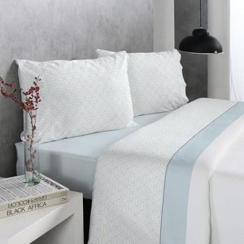 Juego de Sábanas Olden Reig Marti - Alta Calidad, Durabilidad y 3 Piezas para Cama de 135 cm en Color Azul