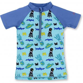 Sterntaler Kurzarm-Schwimmshirt, Traje de Baño para Bebés, Blau