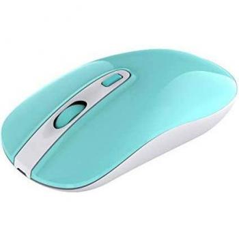 cimetech Ratón silencioso inalámbrico Ratón USB inalámbrico Recargable, Plug & Play, dpi 5 Niveles de Ajuste Ratón para Windows y Mac OS