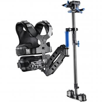 Walimex Pro StabyFlow - Soporte con Chaleco para cámaras, Negro y Azul