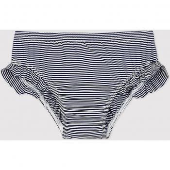 Braguita de traje de baño de material reciclado para bebé Petit Bateau azul
