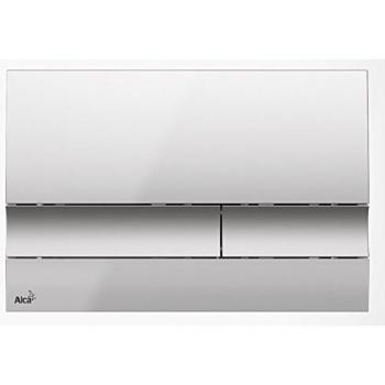 Placa de descarga Alcadrain Basic - Cromo mate M1722
