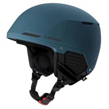 Cascos Esquí alpino Head Casco Compact Pro Azul - Diseño aerodinámico, sistema de ventilación ajustable, forro interior desmontable y lavable, tecnología de absorción de impactos, ajuste personalizado con hebilla rápida,