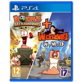 Worms Battlegrounds + Worms WMD Double Pack Juego para Consola Sony PlayStation 4 (PS4)