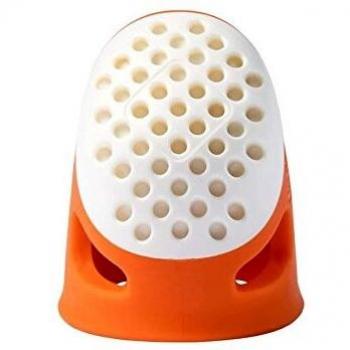 Prym Dedal Ergonómico, Plastic, Orange, 1.86 x 1.47 x 2.54 cm