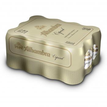 Alhambra Lager Singular Cerveza - Pack de 12 Latas x 33cl - 5,4% Volumen de Alcohol