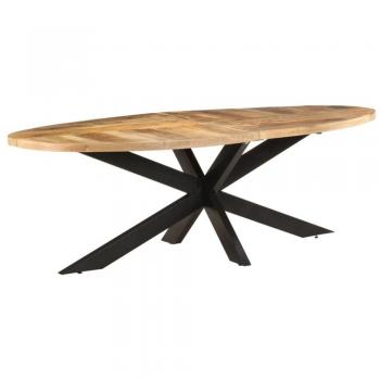 Rough Mango Wood Dining Table 94.5x39.4x29.5