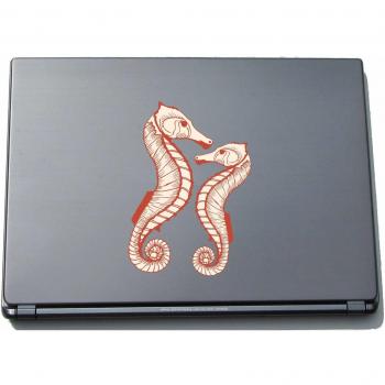 pinkelephant Indigos UG lovely048-150 - Pegatina para Ordenador portátil, diseño Sweet Heart Sea ​​Horse, 150 x 106 mm