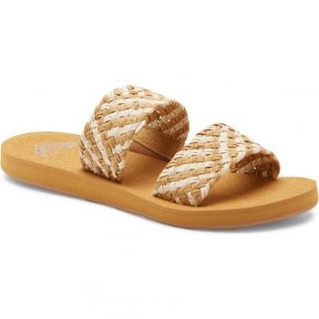 Sandalias Roxy Porto Slide II - Chanclas Planas de Mujer con Estilo y Comodidad